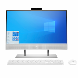 HP 24 dp0817 22X62AA#ACJ All-in-One Desktop, 23.8 Inches, 8 GB, 512 GB, Windows 10, Intel Core i3, Silver
