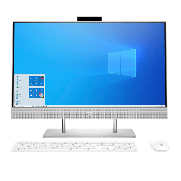 HP 27-dp1120in 3V677PA#ACJ All-in-One Desktop, 27 Inches, 16 GB, 1 TB, Windows 10, Intel Core i7, Silver