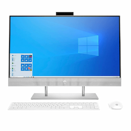 HP 27-dp1120in 3V677PA#ACJ All-in-One Desktop, 27 Inches, 16 GB, 1 TB, Windows 10, Intel Core i7, Silver