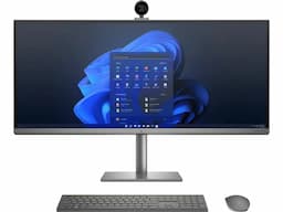 HP ENVY 34-c0679in, Turbo Silve All-in-One Desktop, Intel Core 11th Gen Core i7, 16GB RAM, 1TB SSD, NVIDIA GeForce RTX 3060 + 6GB Graphics, 86.4cm (34 Inches), Windows 11 Home with MS Office