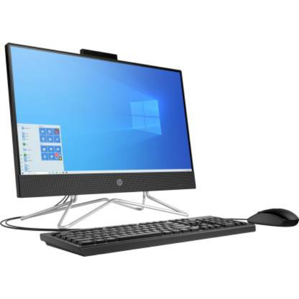 HP 180N0AA#ACJ All-in-One Desktop, 22 Inches, 4 GB, 1 TB, Windows 10, AMD Ryzen 3, Jet Black