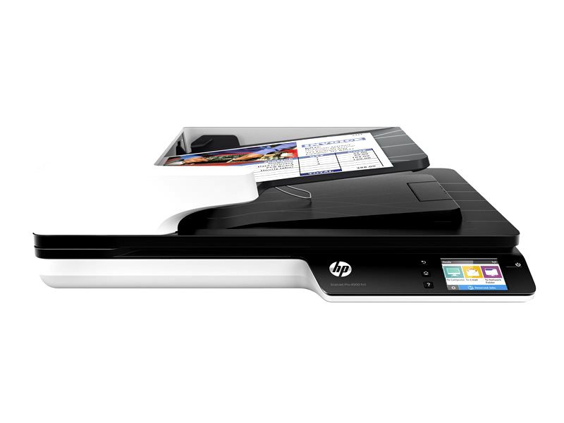 HP Scanjet Pro 4500 fn1 - document scanner - desktop - USB 3.0, Gigabit LAN, Wi-Fi(n)