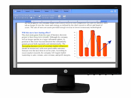 HP V194 - LED monitor - 18.5"
