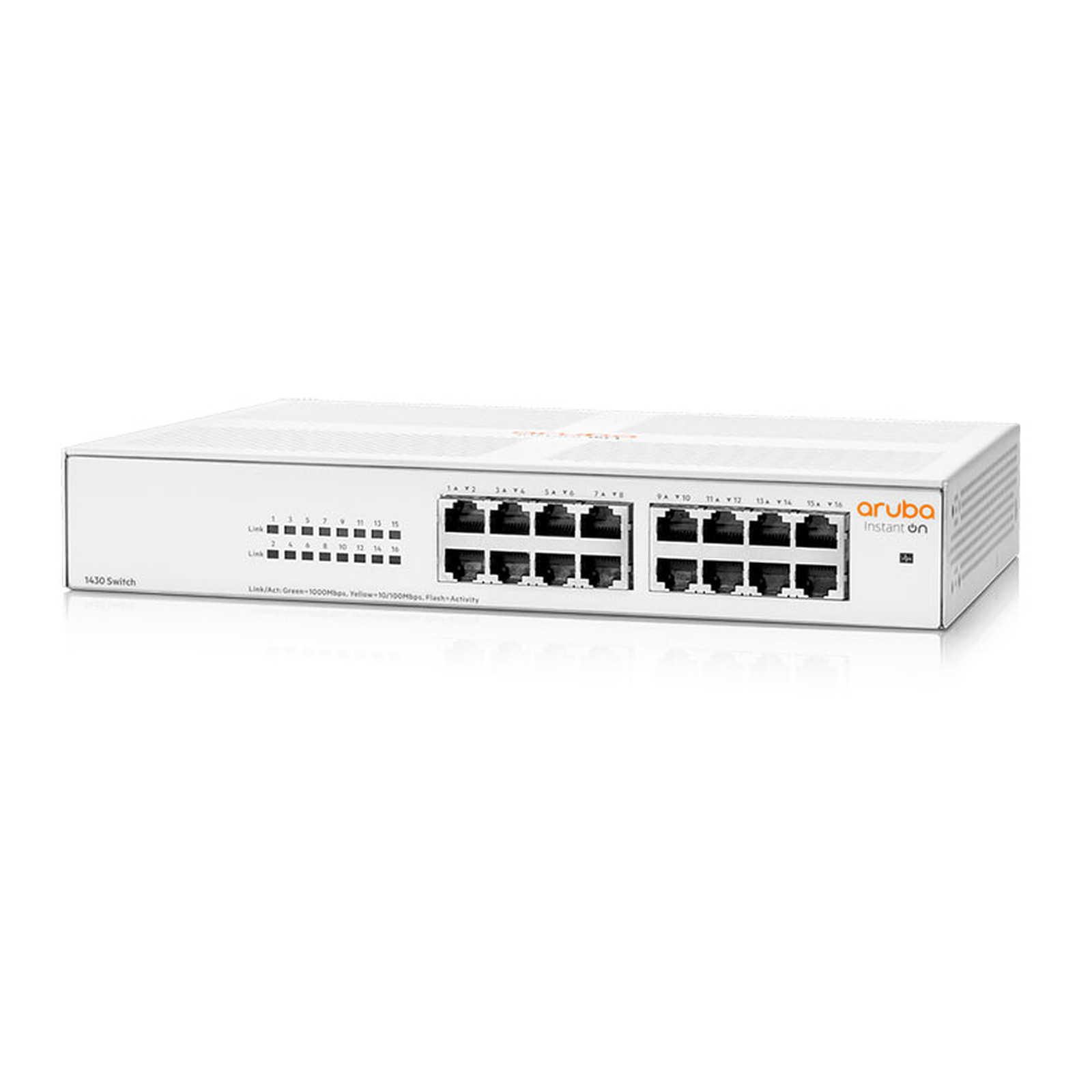 HPE Aruba R8R48A Instant On 1430 16G Class4 PoE 124W Switch