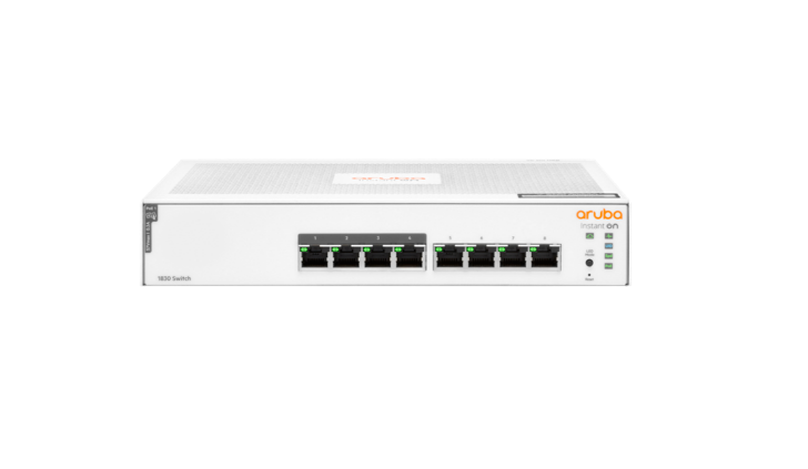 HPE Aruba JL811A Instant On 1830 8G 4p Class4 PoE 65W Switch