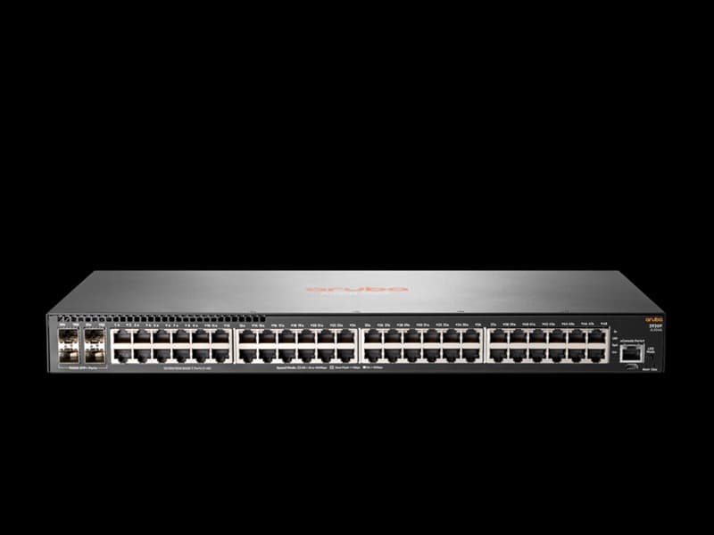 HPE Aruba JL254A 2930F 48G 4SFP+ Switch, 100 - 127 / 200 - 240 VAC