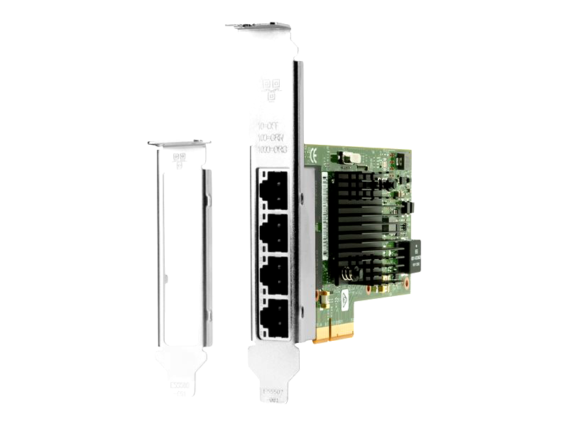 HP W8X25AA I350-T4 -Intel Ethernet Network Adapter - PCIe 2.1 x4 - Gigabit Ethernet x 4