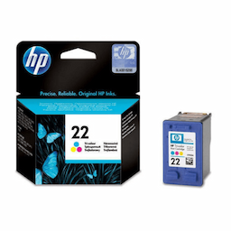HP 22 - colour (cyan, magenta, yellow) - original - ink cartridge