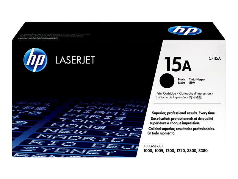 HP 15A - black - original - LaserJet - toner cartridge (C7115A)