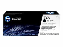 HP 12A - black - original - LaserJet - toner cartridge (Q2612A)