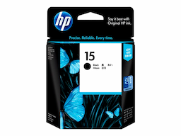 HP 15 - black - original - ink cartridge