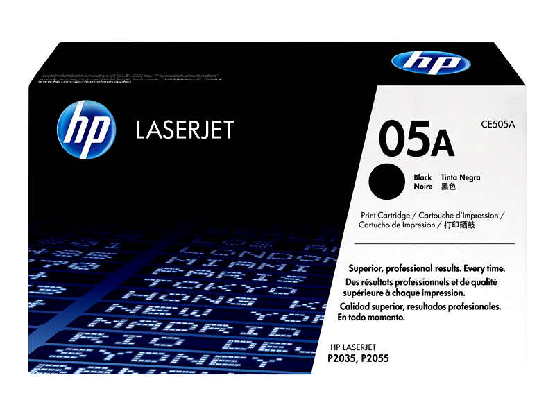 HP 05A - Black - Original - LaserJet - Toner Cartridge (CE505A)