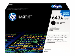 HP 643A - black - original - LaserJet - toner cartridge (Q5950A)
