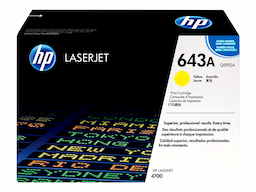 HP 643A - yellow - original - LaserJet - toner cartridge (Q5952A)