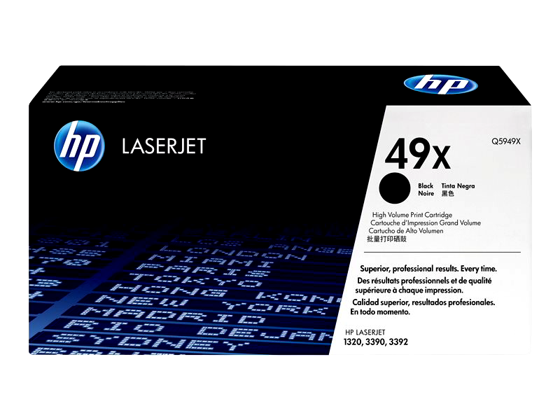 HP 49X - High Yield - Black - Original - LaserJet - Toner Cartridge (Q5949X)