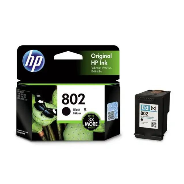 HP 802 Black Original Ink Cartridge - CH563ZZ