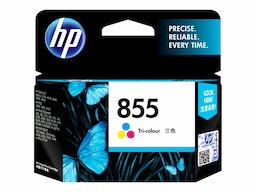 HP 855 - colour (cyan, magenta, yellow) - original - ink cartridge