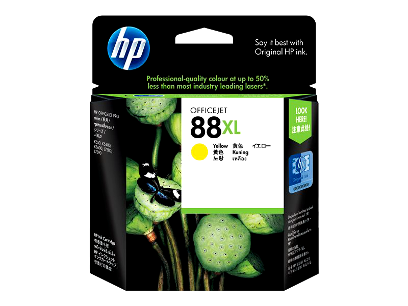 HP 88XL - High Yield - yellow - original - ink cartridge