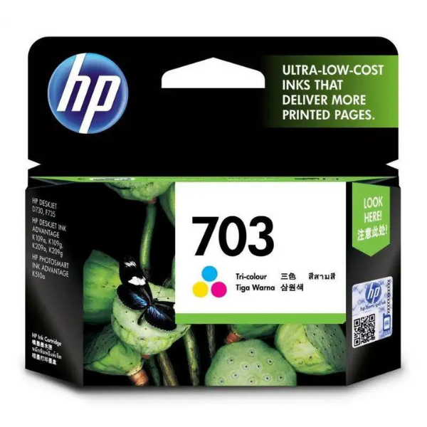 HP 703 Tri-color Original Ink Advantage Cartridge CD888AA