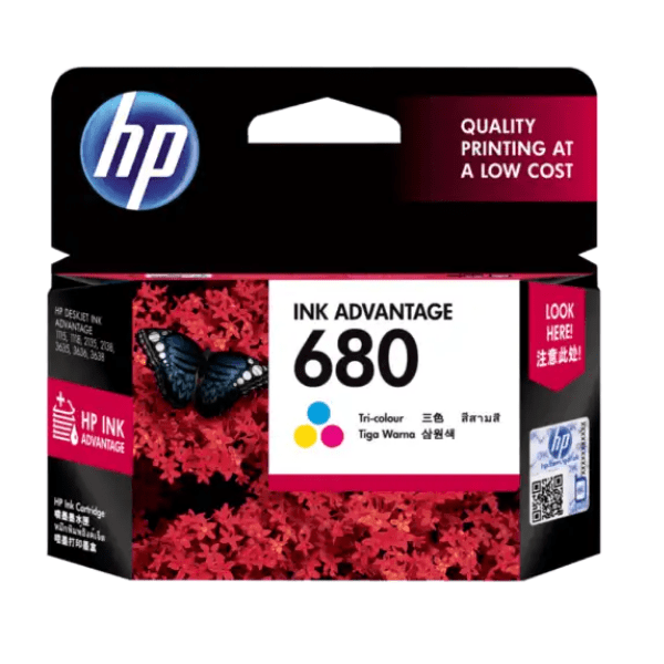 HP 680 Tri-color Original Ink Advantage Cartridge