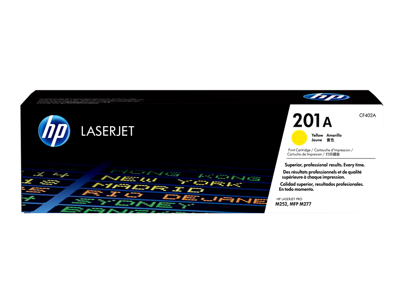 HP 201A - yellow - original - LaserJet - toner cartridge (CF402A)