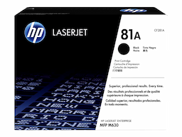 HP 81A - black - original - LaserJet - toner cartridge (CF281A)