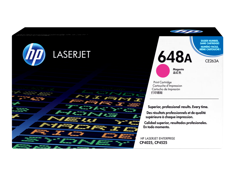 HP 648A - magenta - original - LaserJet - toner cartridge (CE263A)