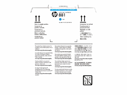 HP 881 - cyan - original - ink cartridge