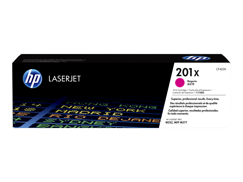 HP 201X - High Yield - magenta - original - LaserJet - toner cartridge (CF403X)