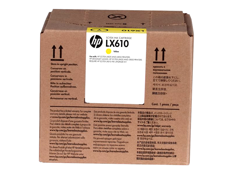 HP LX610 - yellow - original - ink cartridge