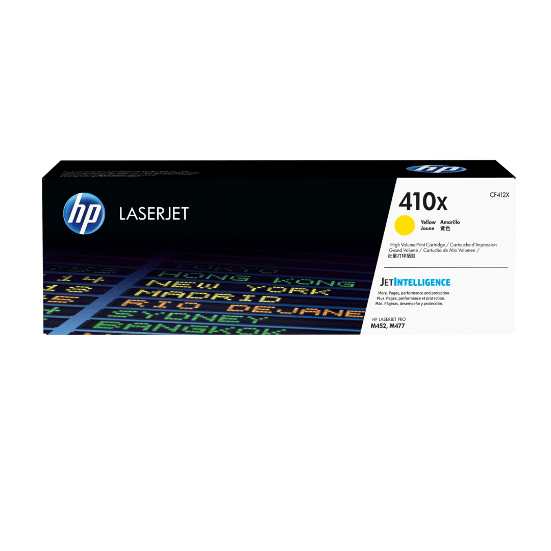 HP 410X High Yield Yellow original Laserjet Toner Cartridge (CF412X)