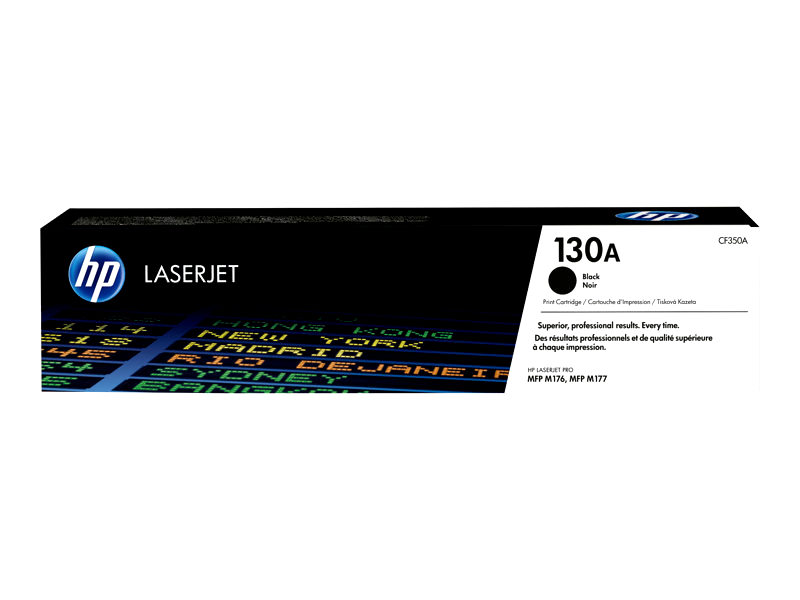 HP 130A - black - original - LaserJet - toner cartridge (CF350A)