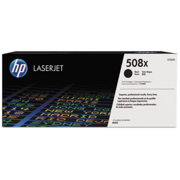HP 508X High Yield Black Original LaserJet Toner Cartridge - CF360XC