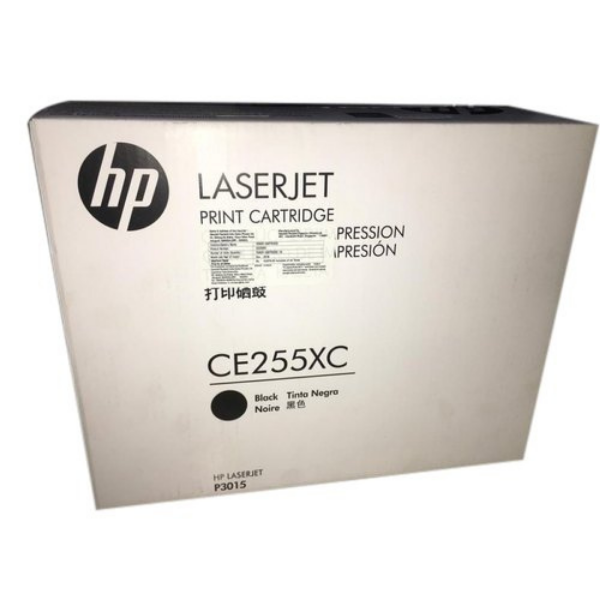 HP 55X High Yield Black LaserJet Toner Cartridge (CE255X)
