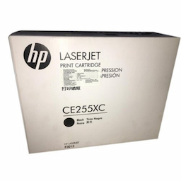 HP 55X High Yield Black LaserJet Toner Cartridge (CE255X)