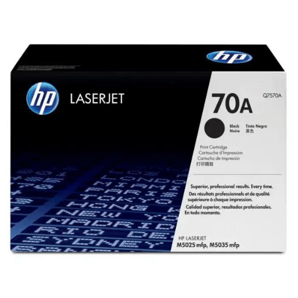 HP 70A Black Original LaserJet Toner Cartridge (Q7570AC)