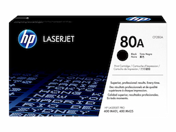 HP 80A - black - original - LaserJet - toner cartridge (CF280A)