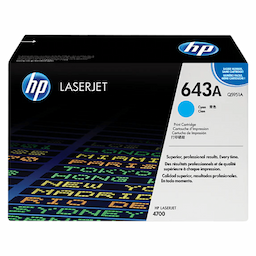 HP 643A - Q5951AC Cyan Original LaserJet Toner Cartridge