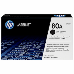 HP 80A - black - original - LaserJet - toner cartridge (CF280A)