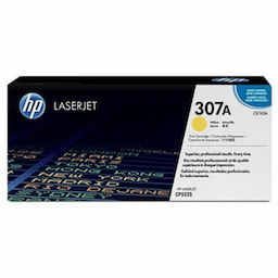 HP 307A - yellow - original - LaserJet - toner cartridge (CE742A)