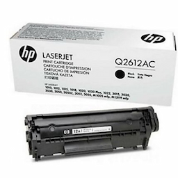 HP 12A Black Original LaserJet Toner Cartridge, Q2612A