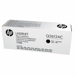 HP 12A Black Original LaserJet Toner Cartridge, Q2612A