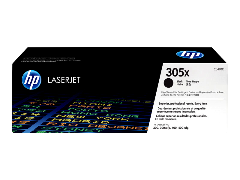 HP 305X - High Yield - black - original - LaserJet - toner cartridge (CE410X)