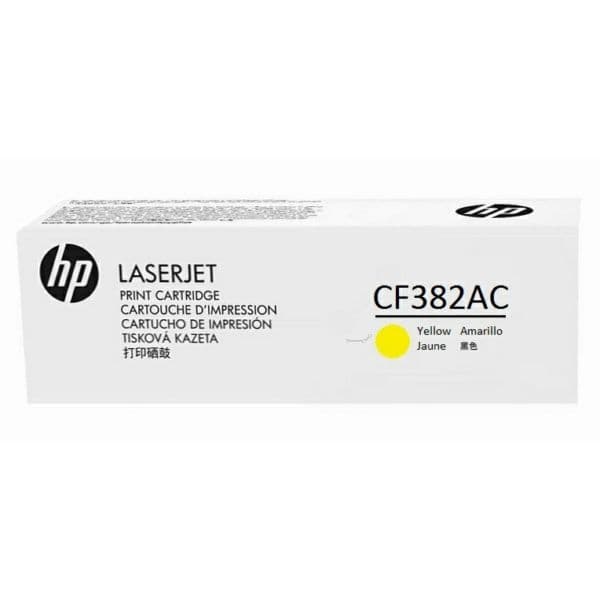 HP 312A Yellow Original LaserJet Toner Cartridge - CF382A