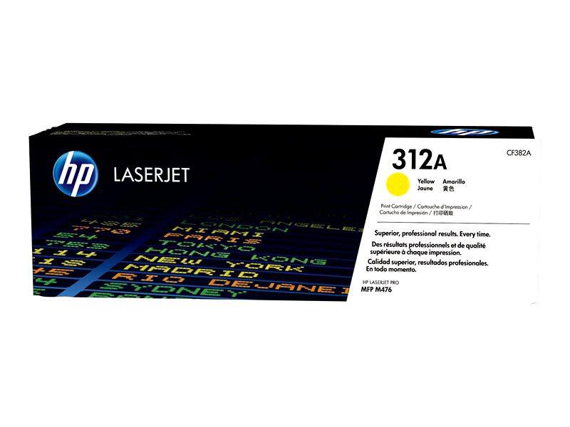 HP 312A - yellow - original - LaserJet - toner cartridge (CF382A)