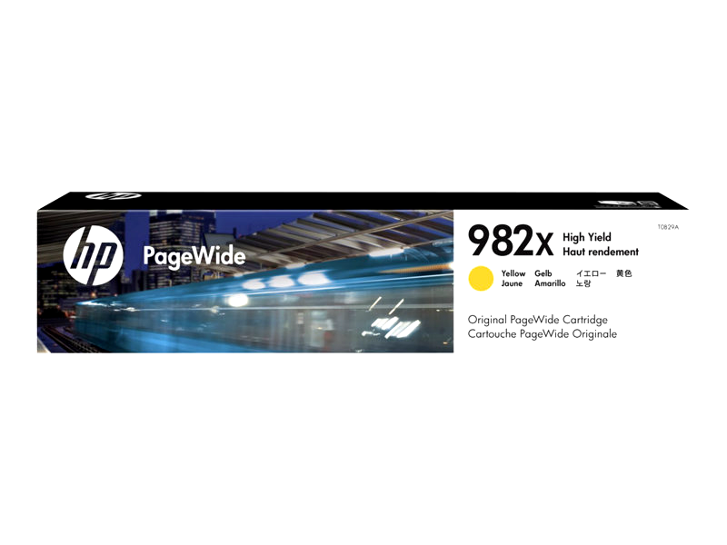 HP 982X High Yield Yellow Original PageWide Cartridge (T0B29A)
