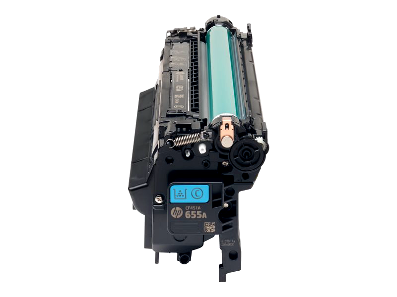 HP 655A - cyan - original - LaserJet - toner cartridge (CF451A)