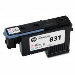 HP 831 - light magenta, light cyan - printhead