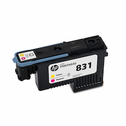HP 831 - yellow, magenta - printhead