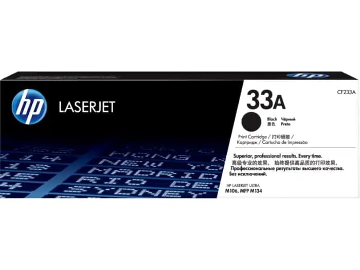 HP 33A - black - original - LaserJet - toner cartridge (CF233A)